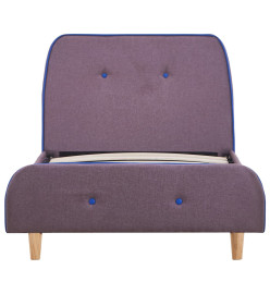 Cadre de lit Taupe Tissu 90 x 200 cm