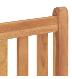 Ensemble à dîner de jardin 4 pcs Bois de teck massif
