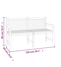 Ensemble à dîner de jardin 4 pcs Bois de teck massif