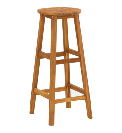 Ensemble de salle à manger de jardin 7 pcs Bois d'acacia solide