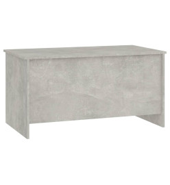 Table basse Gris béton 102x55,5x52,5 cm Bois d'ingénierie