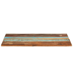 Dessus de table rectangulaire 70x90 cm 15-16 mm Bois récupéré