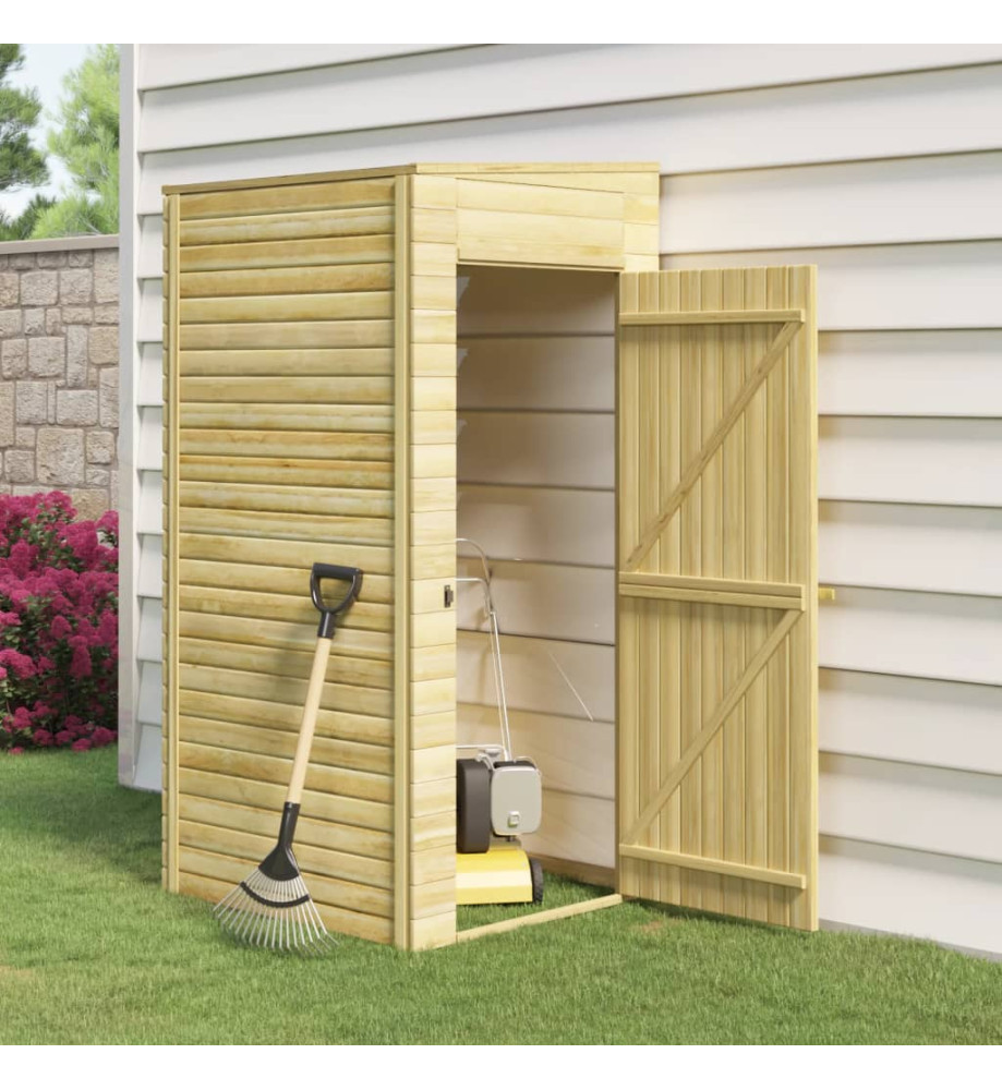 Abri de stockage de jardin 100x110x218 cm Bois de pin imprégné