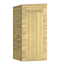 Abri de stockage de jardin 100x110x218 cm Bois de pin imprégné