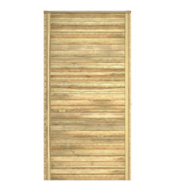 Abri de stockage de jardin 100x110x218 cm Bois de pin imprégné