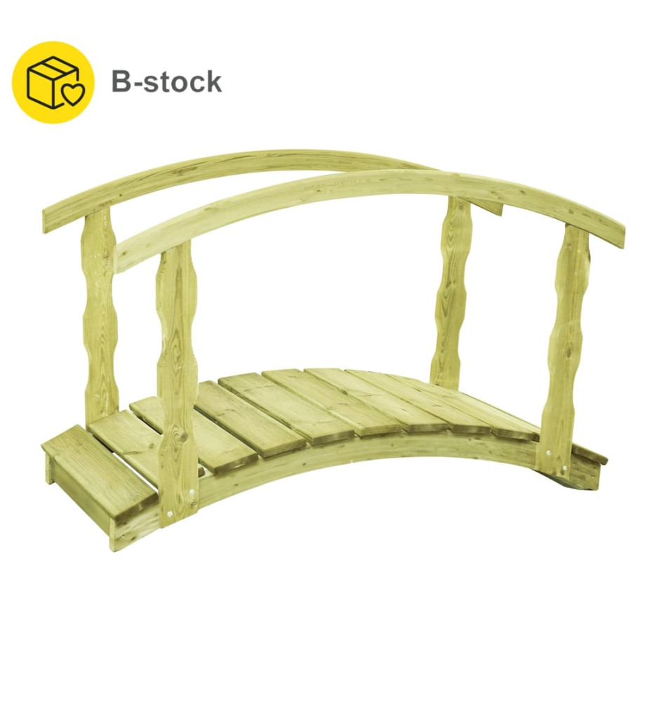 Pont de jardin B-Stock 170x74x105cm Bois massif de pin imprégné