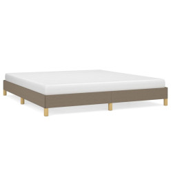 Cadre de lit Taupe 180x200 cm Tissu
