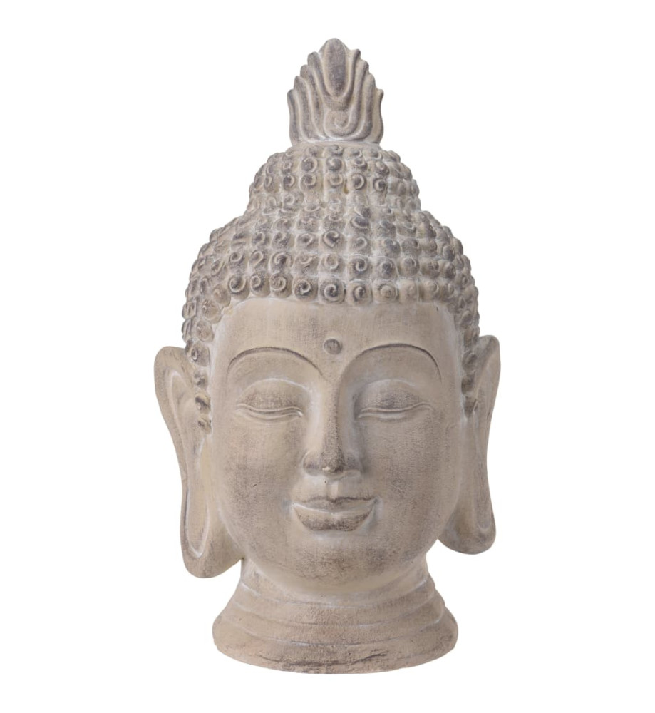 ProGarden Tête de Bouddha décorative 31x29x53,5 cm