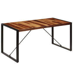 Table de salle à manger 160x80x75 cm Bois de Sesham massif