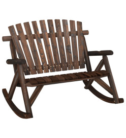 Ensemble de salon de jardin 3 pcs bois massif d'épicéa