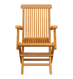 Chaises de jardin avec coussins gris 2 pcs Bois de teck massif