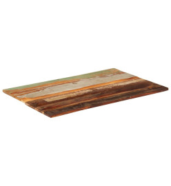 Dessus de table rectangulaire 60x90 cm 15-16 mm Bois récupéré