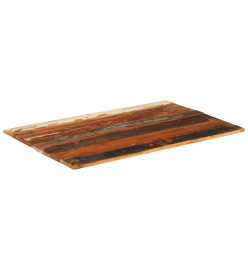 Dessus de table rectangulaire 60x90 cm 15-16 mm Bois récupéré