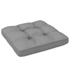 Salon de jardin palette 4pcs avec coussins pin imprégné de vert