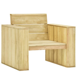 Salon de jardin 3 pcs Bois de pin imprégné