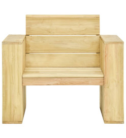 Salon de jardin 3 pcs Bois de pin imprégné