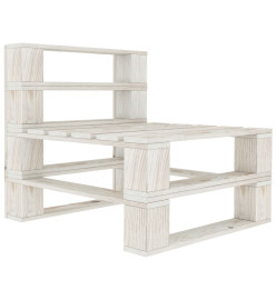 Salon palette de jardin 6 pcs avec coussins anthracite bois