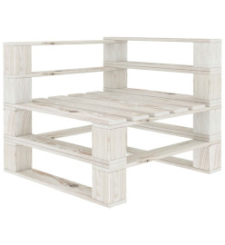 Salon palette de jardin 6 pcs avec coussins anthracite bois