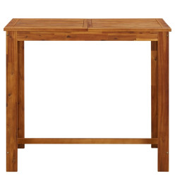 Ensemble de bar de jardin 7 pcs Bois d'acacia solide