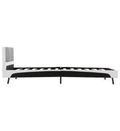 Lit et matelas mousse à mémoire de forme Similicuir 90x200 cm