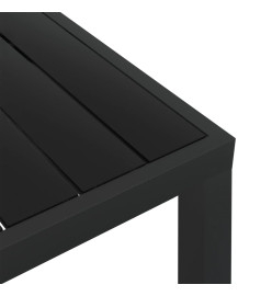 Mobilier à dîner de jardin et coussins 5pcs Résine tressée Gris