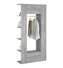 Armoires de couloir 2 pcs Sonoma gris Bois d'ingénierie