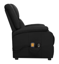 Fauteuil de massage Noir Similicuir