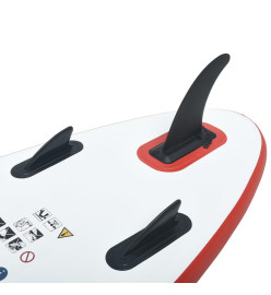 Ensemble de planches SUP gonflables Rouge et blanc