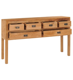 Buffet 125x30x75 cm bois de teck massif