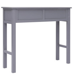 Table console Gris 90 x 30 x 77 cm Bois