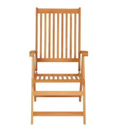 Chaises de jardin 4 pcs avec coussins bleu royal Bois de teck
