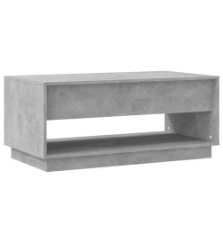 Table basse Gris béton 102,5x55x44 cm Aggloméré