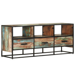 Meuble TV 110x30x45 cm Bois de récupération massif