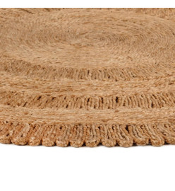 Tapis Jute tressé à la main 180 cm Rond