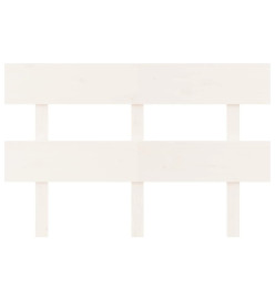 Tête de lit Blanc 124x3x81 cm Bois massif de pin