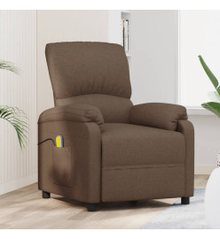 Fauteuil de massage Marron Tissu