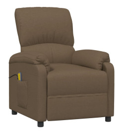 Fauteuil de massage Marron Tissu