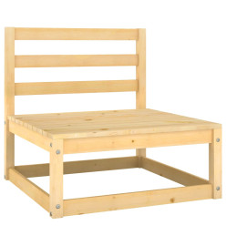 Salon de jardin 2 pcs bois de pin massif