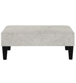 Tabouret Gris clair Tissu en microfibre