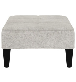 Tabouret Gris clair Tissu en microfibre