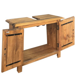 Mobilier de salle de bain Bois de pin massif