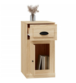 Armoire latérale avec tiroir chêne sonoma 40x50x75 cm