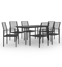 Ensemble de salle à manger de jardin 7 pcs