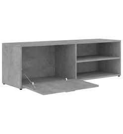 Meuble TV Gris béton 120x34x37 cm Aggloméré