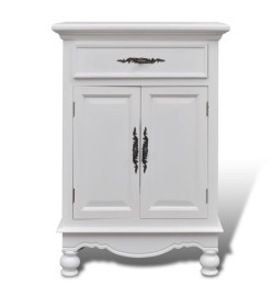 Armoire avec 2 portes et 1 tiroir Bois Blanc