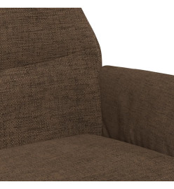 Chaise de relaxation Marron Tissu