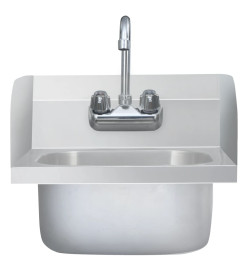 Lavabo commercial de lavage des mains avec robinet Inox