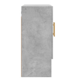 Armoire murale gris béton 60x31x70 cm bois d'ingénierie