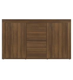 Buffet Chêne marron 120x36x69 cm Bois d'ingénierie