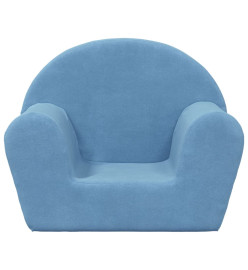 Canapé pour enfants Bleu Peluche douce